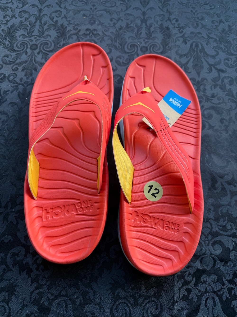 NWT HOKA ONE ONE Ora Recovery Flip
Fiesta/Amber Yellow
Size 12 Men’s
B41 - Picture 2 of 5